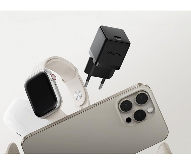 Baseus Ładowarka sieciowa Palm 20W USB-C - czarna - 1502172 - zdjęcie 5